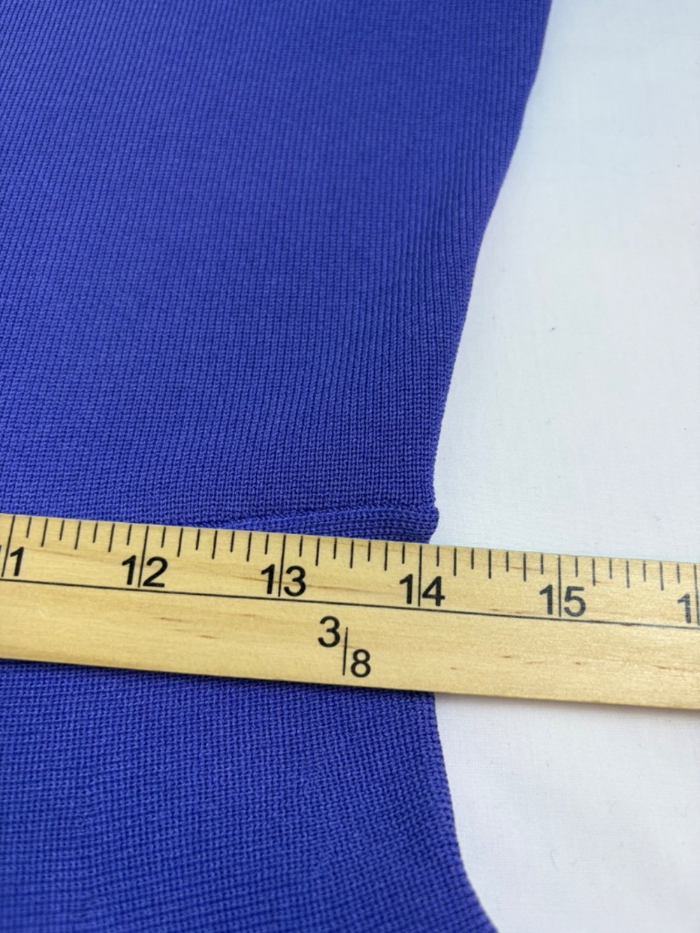 Ann Taylor Blue Mock Neck Fit & Flare Knit Dress Size S Style 827052 - Picture 11 of 13